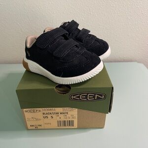 KEEN Kids Black and White Sneakers